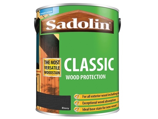 [SAD5012924] Classic Wood Protection Ebony 5 litre
