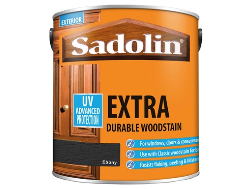 [SAD5012994] Extra Durable Woodstain Ebony 2.5 litre