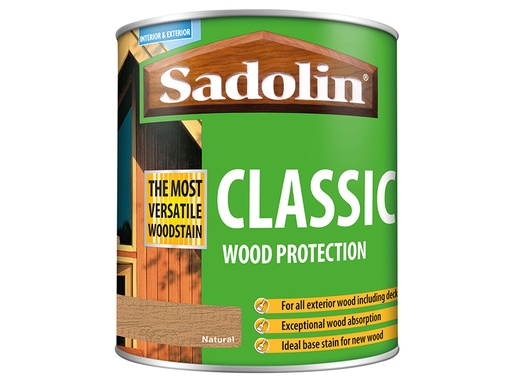 [SAD5028502] Classic Wood Protection Natural 1 litre