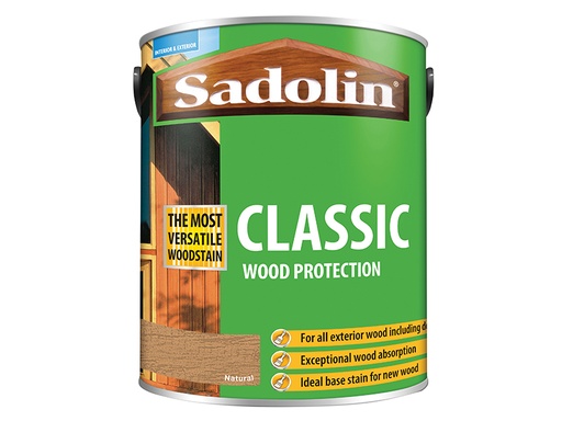 [SAD5028504] Classic Wood Protection Natural 5 litre