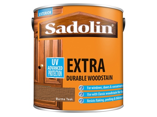 [SAD5028552] Extra Durable Woodstain Burma Teak 2.5 litre