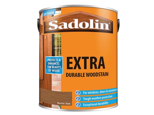 [SAD5028553] Extra Durable Woodstain Burma Teak 5 litre