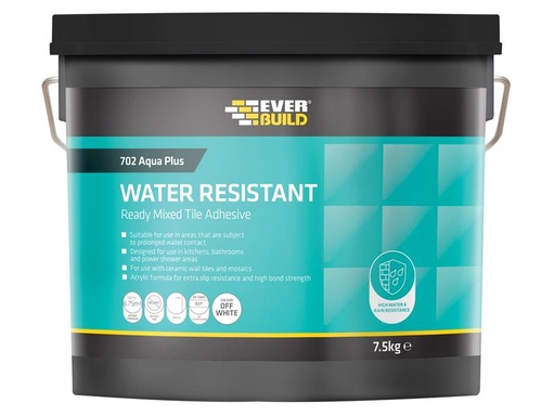 [EVBRES05] 702 Water Resistant Tile Adhesive 7.5kg/5 litre