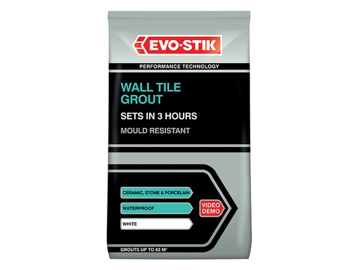 [EVO478701] Wall Tile Grout Mould Resistant White 500g
