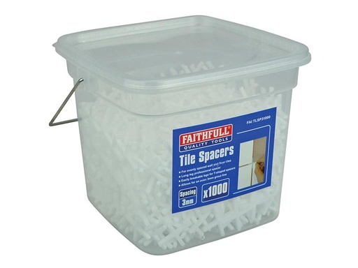 [FAITLSP31000] Tile Spacer Long Leg 3mm (Tub 1000)