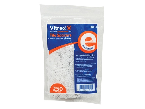[VIT102014] Essential Tile Spacers 5mm (Pack 250)