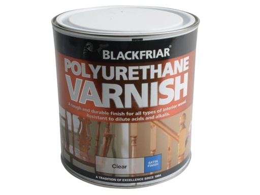 [BKFPCSV1L] Polyurethane Varnish P100 Clear Satin 1 litre