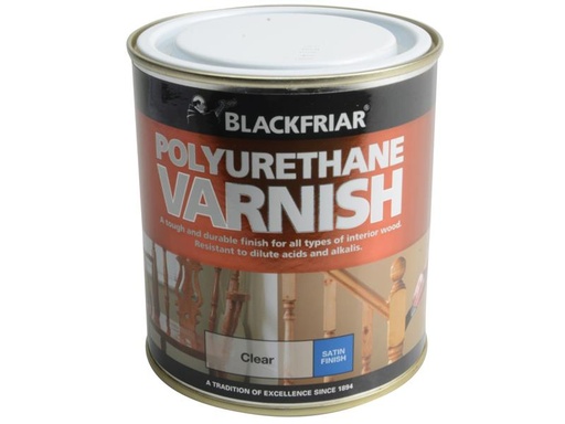 [BKFPCSV500] Polyurethane Varnish P100 Clear Satin 500ml