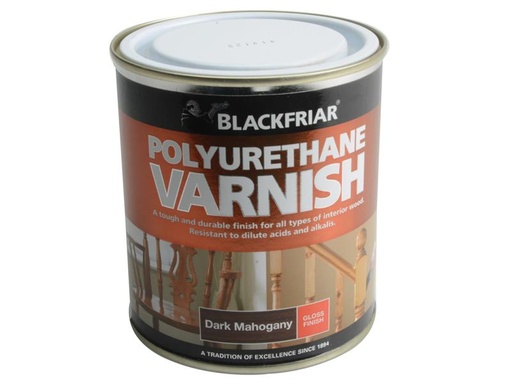 [BKFPVGDM500] Polyurethane Varnish P65 Dark Mahogany Gloss 500ml