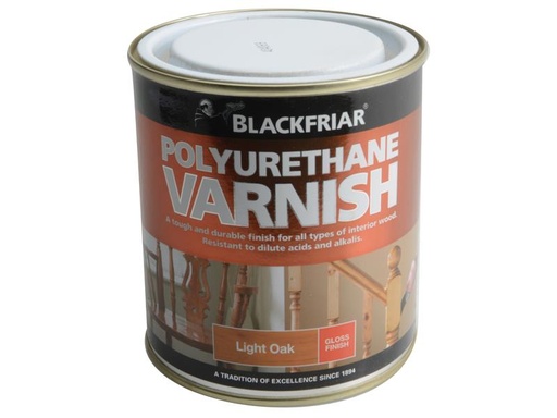 [BKFPVGLO500] Polyurethane Varnish P40 Light Oak Gloss 500ml