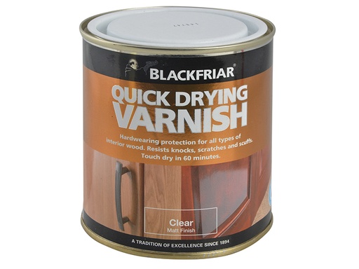 [BKFQDDVCM250] Quick Drying Duratough Interior Varnish Clear Matt 250ml