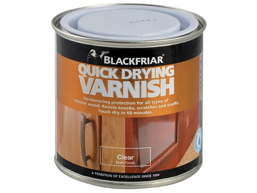 [BKFQDDVCM500] Quick Drying Duratough Interior Varnish Clear Matt 500ml