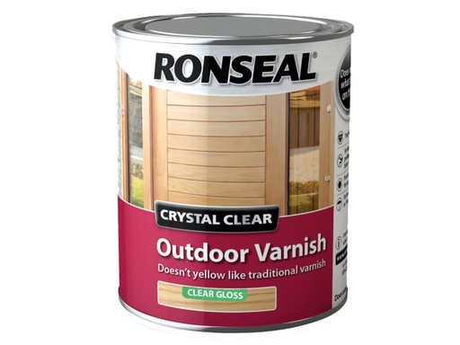 [RSLCCODVM25L] Crystal Clear Outdoor Varnish Matt 2.5 litre