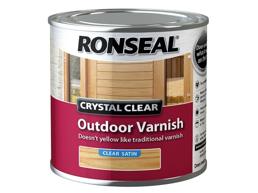 [RSLCCODVS250] Crystal Clear Outdoor Varnish Satin 250ml