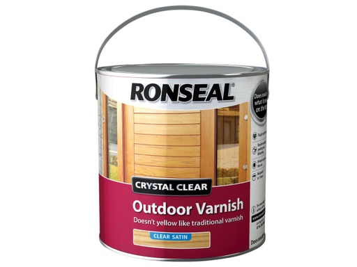 [RSLCCODVS25L] Crystal Clear Outdoor Varnish Satin 2.5 litre