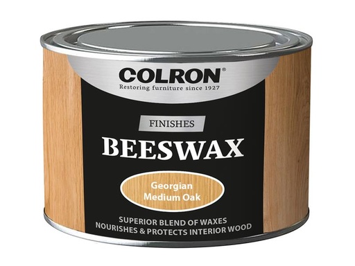 [RSLCRPBWGMO4] Colron Refined Beeswax Paste Medium Oak 400g
