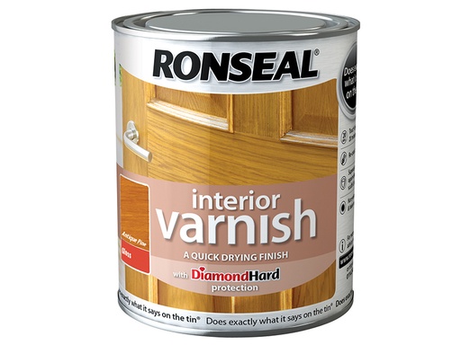 [RSLINGAP750] Interior Varnish Quick Dry Gloss Antique Pine 750ml
