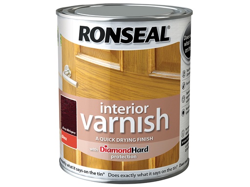 [RSLINGDM250] Interior Varnish Quick Dry Gloss Deep Mahogany 250ml