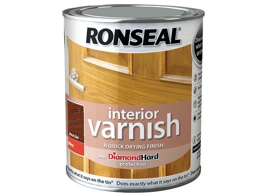 [RSLINGDO750] Interior Varnish Quick Dry Gloss Dark Oak 750ml