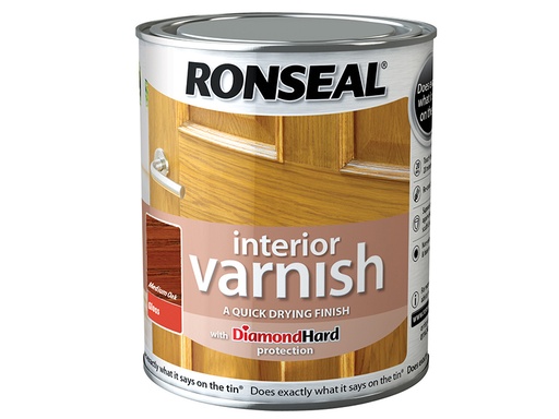[RSLINGMO250] Interior Varnish Quick Dry Gloss Medium Oak 250ml