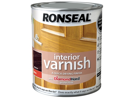 [RSLINGWN250] Interior Varnish Quick Dry Gloss Walnut 250ml