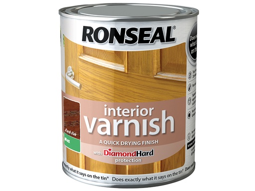 [RSLIVMDO750] Interior Varnish Quick Dry Matt Dark Oak 750ml