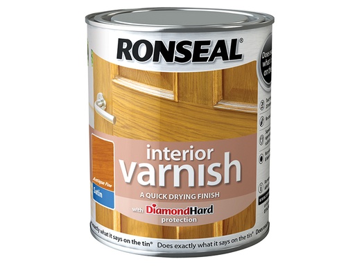 [RSLIVSAP750] Interior Varnish Quick Dry Satin Antique Pine 750ml