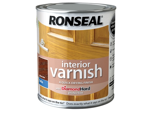 [RSLIVSDO250] Interior Varnish Quick Dry Satin Dark Oak 250ml