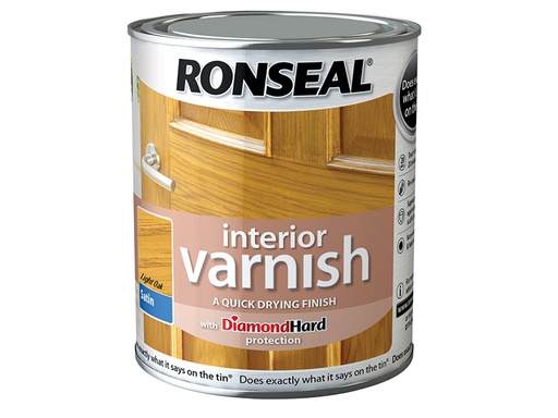 [RSLIVSLO250] Interior Varnish Quick Dry Satin Light Oak 250ml