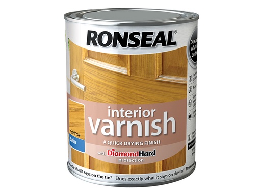 [RSLIVSLO750] Interior Varnish Quick Dry Satin Light Oak 750ml