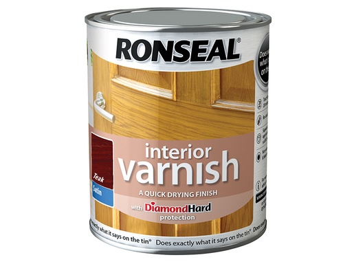 [RSLIVSTE750] Interior Varnish Quick Dry Satin Teak 750ml