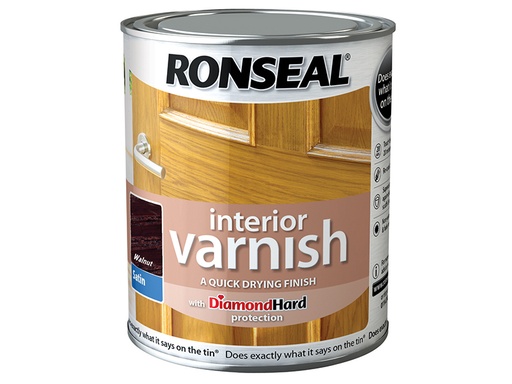 [RSLIVSWN250] Interior Varnish Quick Dry Satin Walnut 250ml