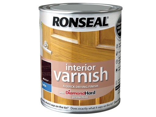 [RSLIVSWN750] Interior Varnish Quick Dry Satin Walnut 750ml