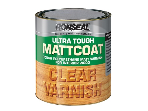 [RSLUTVMC250] Ultra Tough Internal Clear Mattcoat Varnish 250ml