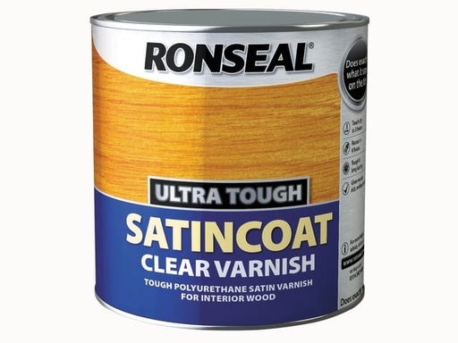 [RSLUTVSC25L] Ultra Tough Internal Clear Satincoat Varnish 2.5 litre