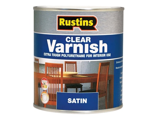 [RUSPVSCL1L] Polyurethane Varnish Satin Clear 1 litre