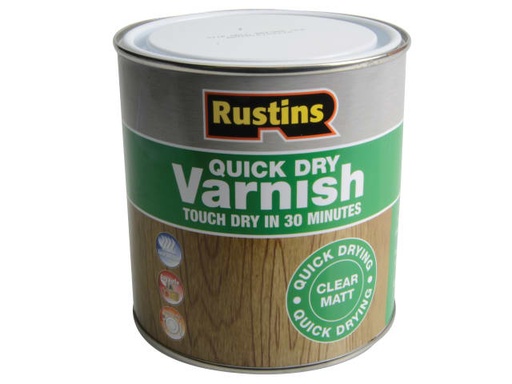 [RUSQDVMC1L] Quick Dry Varnish Matt Clear 1 litre