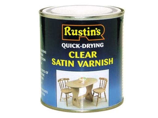 [RUSQDVSC1L] Quick Dry Varnish Satin Clear 1 litre