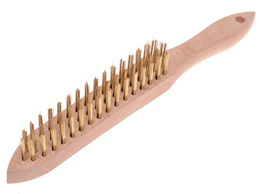 [FAI680B3] 680/B3 Brass Wire Scratch Brush - 3 Row