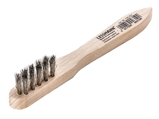 [LES125241] Spark Plug Brush 3 Row Stainless Steel Wire