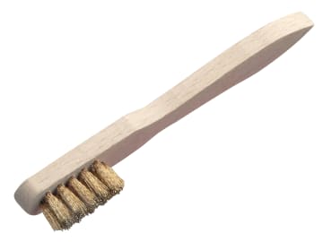 [LES125311] Spark Plug Brush 3 Row Brass Wire