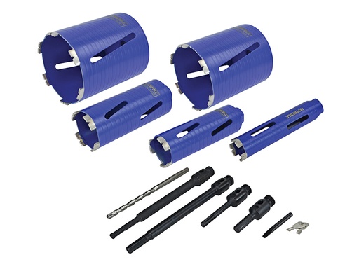 [FAIDCKIT11] Diamond Core Drill Kit & Case Set of 11