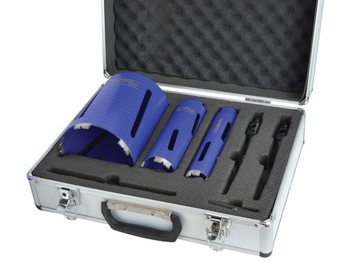 [FAIDCKIT7] Diamond Core Drill Kit & Case Set of 7