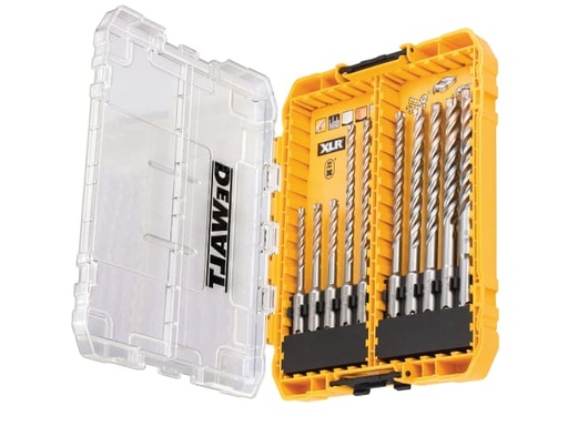 [DEWDT70752QZ] DT70752 SDS Plus XLR Full Head Carbide Drill Bit Set, 10 Piece