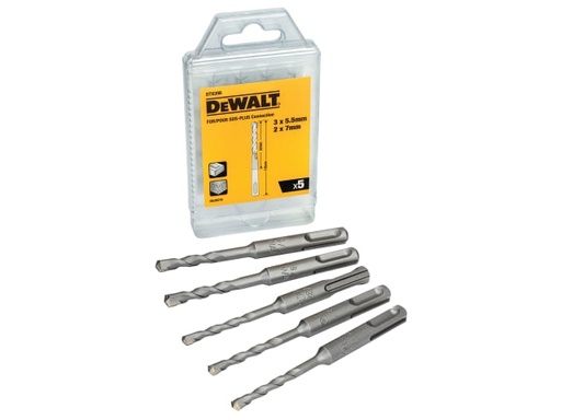 [DEWDT9398QZ] DT9398 SDS Plus Drill Bit Set, 5 Piece