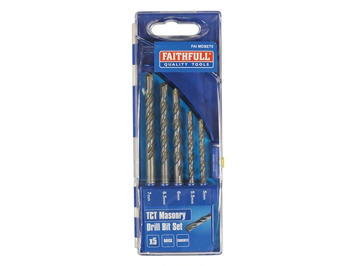 [FAIMDSET5] Standard Masonry Drill Set, 5 Piece 5-7mm