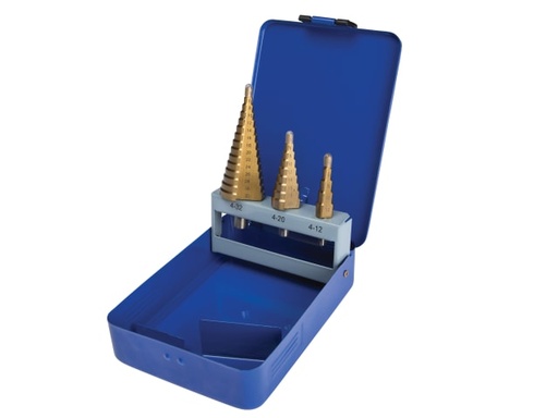[B/S20504] Step Drill Set 4-32mm  3 Piece