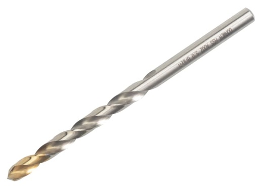 [DOR500TIN] A002 HSS-TiN Coated Jobber Drill 5.00mm OL:86mm WL:52mm