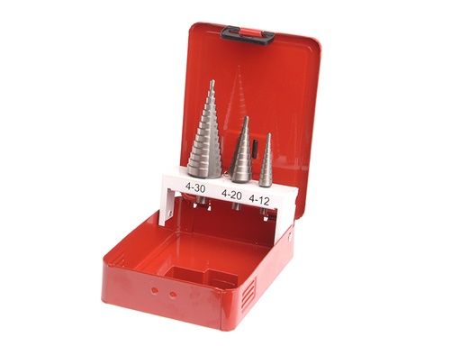 [FAISDSET3] HSS Step Drill Bit Set of 3 4-30mm