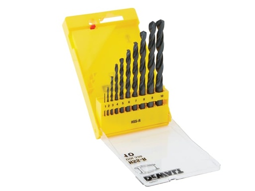 [DEWDT5911QZ] DT5911 HSS-R Jobber Drill Bit Set, 10 Piece